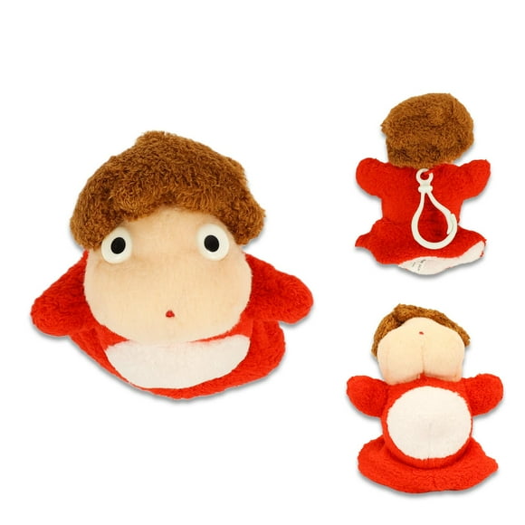 Studio Ghibli 4" Ponyo Plush Stuffed Toy - Clip Figure for Kids, Perfect for Parties and Gift Bags