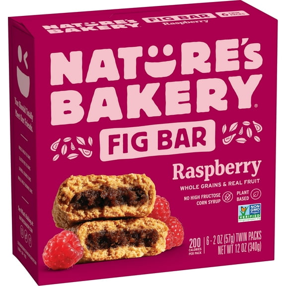 Nature's Bakery Raspberry Fig Bars, 2 BSL1 Oz, 6 Ct