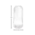 thumbnail image 5 of Serene Spaces Living Rustic Hand Blown Hurricane, Clear, Tall, 5 of 6