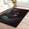 thumbnail image 1 of Black Wolf Area Rug 3x4, Animal Rugs for Entryway Bedroom Living Room, Wolves Home Decor Carpet, Machine Washable Rug, Non Slip Soft Low Pile Throw Rugs T6&-163, 1 of 7