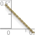 thumbnail image 4 of Solid 14K Yellow Gold 0.9mm Round Parisian Wheat with Lobster Lock Chain - 16", 4 of 8