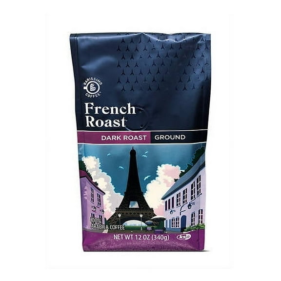 French Dark Roast Ground Coffee, 12 oz- Pack of 3