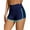 Blue, variant on Charmo Womens Boyleg Swim Shorts High Waisted Tummy Control Sporty Swim Bottoms