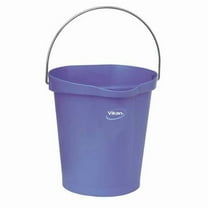 Vikan Hygienic Bucket,3 1/4 gal,Purple 56868