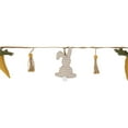 thumbnail image 5 of Northlight Fabric Rabbits and Carrots Easter Garland -3.5', 5 of 6