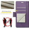 thumbnail image 2 of Funda tipo cartera para iPhone 17 Pro Max con tarjetero, función atril, bloqueo RFID, cierre magnético, protección a prueba de golpes, de piel sintética, con tapa tipo cartera para iPhone 17 Pro Max, 2 of 7