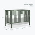 thumbnail image 4 of Dream On Me Synergy 5 in 1 Convertible Crib in Meadow Green, Greenguard Gold Certified, 4 of 10