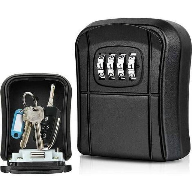 Key Safe Titan, Recodeable Lock Box, Shutter Door Waterproof Heavy Duty Wall Mounted Storage For Multiple Keys At Home, Factory, Garage, Ensuring Large Capacity Lockbox And High Security