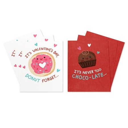 American Greetings Valentine's Day Card Multi Design Bundle for Kids (6-Count)