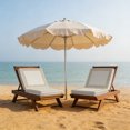 thumbnail image 5 of Outdoor Patio Cushion Covers 4 Pack Beige Vintage Patio Chair Cushion Covers with Ties and Zipper Abstract Art Linen Brown Greek Key Waterproof Outdoor Seat Cushion Covers for Patio Furniture 24"x24", 5 of 5