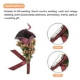 thumbnail image 5 of 4uds Novio Ojetes Lirio Ojetes Alfileres para Hombres Boda Ceremonia Aniversario Formal Cena Fiesta Vino Rojo, 5 of 5