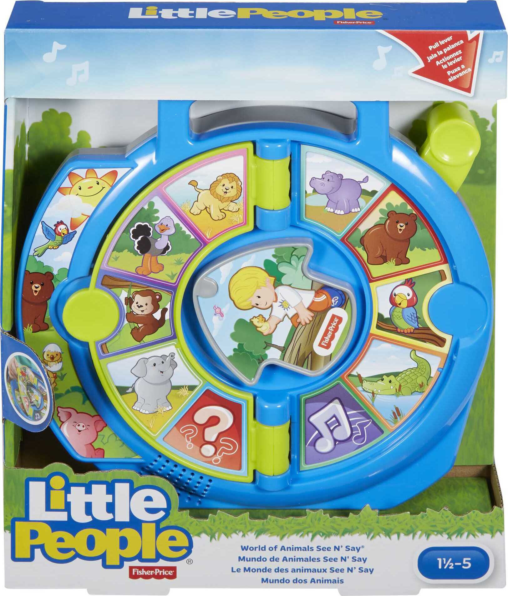 Fisher-Price Little People World of Animals See ‘n Say Toddler Musical Learning Toy - image 5 of 6