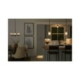 thumbnail image 3 of Adley Collection One-Light Matte Black Clear Glass New Traditional Flush Mount Light, 3 of 10