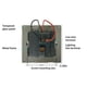 thumbnail image 2 of Toystoory Interruptor de lámpara de Panel de luz, suministros para el hogar, accesorio de bricolaje, accesorios para el hogar, interruptores de presión, Decoración del hogar Plata/Control doble Toystoory HA067855-09, 2 of 6