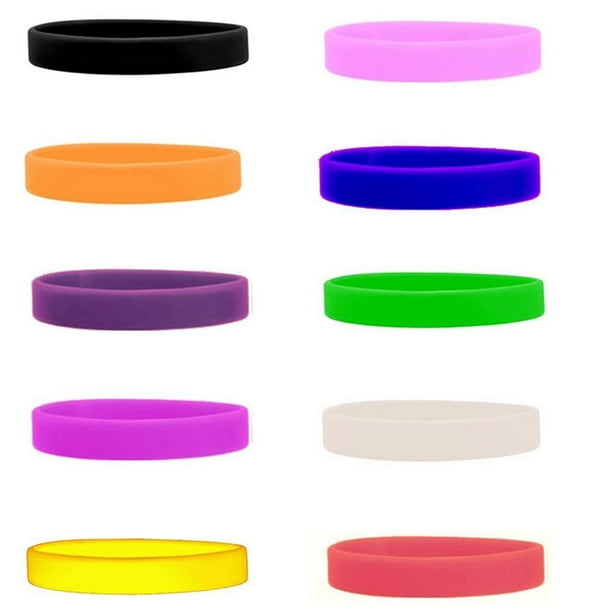 Silicone on sale bracelets walmart