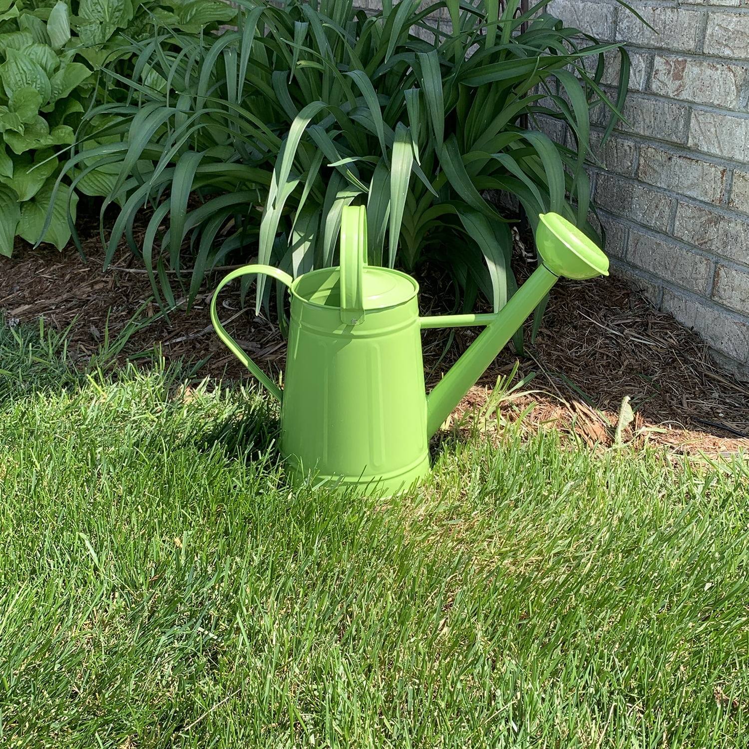 Tierra Garden 2.1 Gallon Green Metal Watering Can
