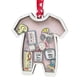 thumbnail image 2 of 8uds. Primer adorno navideño de Navidad para bebé, regalo de recuerdo de madera para niños (ropa de niñas), 2 of 2