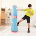 thumbnail image 3 of WDOplteas Saco Boxeo Inflable Fitness Saco Arena para Adultos (azul), 3 of 9