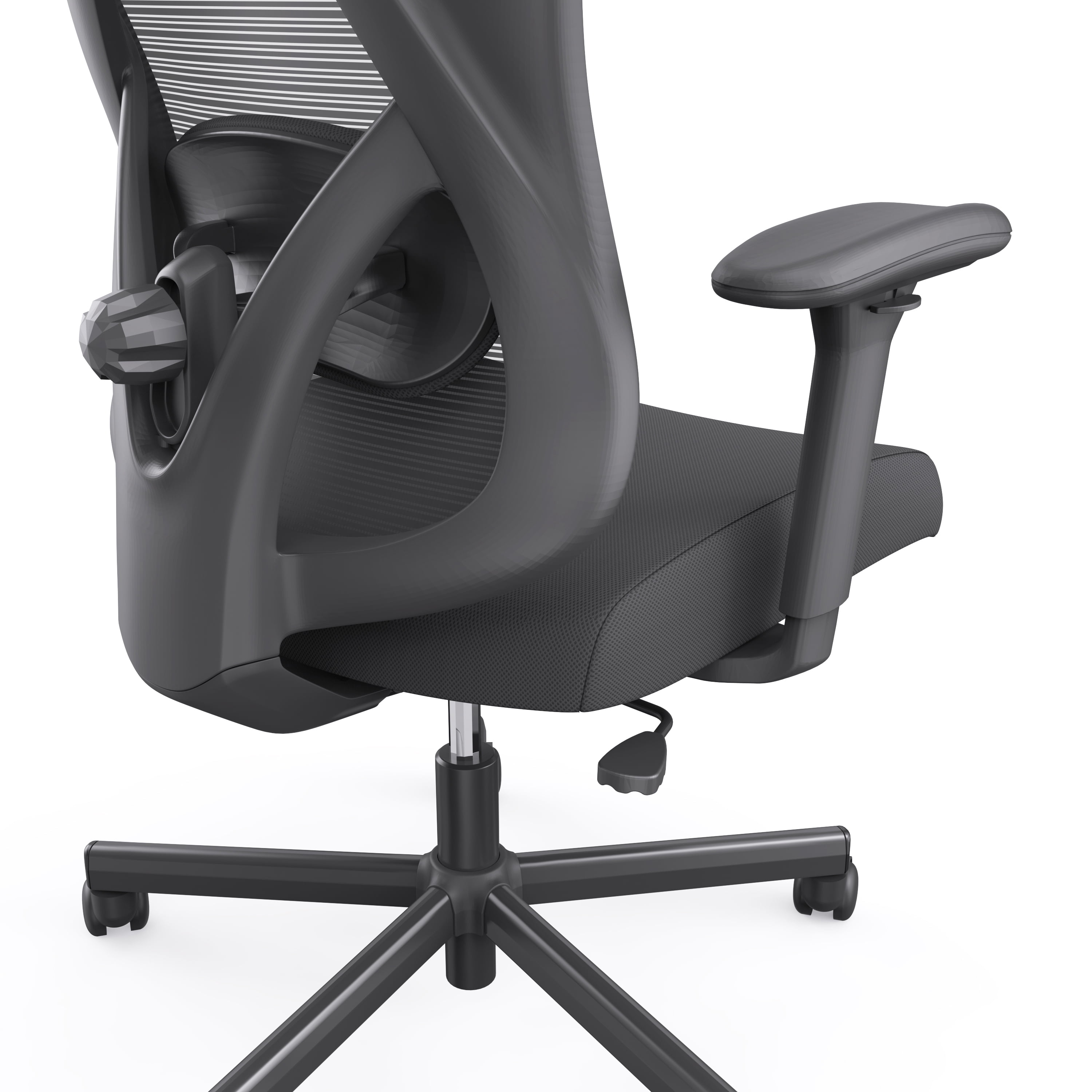 Furniture of America Kleckner Ergonomic Swivel Office Chair, Black