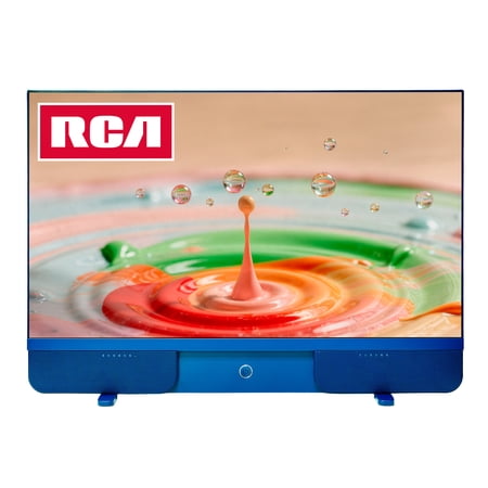 RCA EzGo Battery Powered Portable Smart TV 27" FHD 1080p Google TV - Voice Control - ATSC Tuner (Blue)