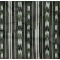 thumbnail image 4 of oneOone Organic Cotton Poplin Twill Fabric Stripe Ikat Print Fabric By The Yard 42 Inch Wide, 4 of 4