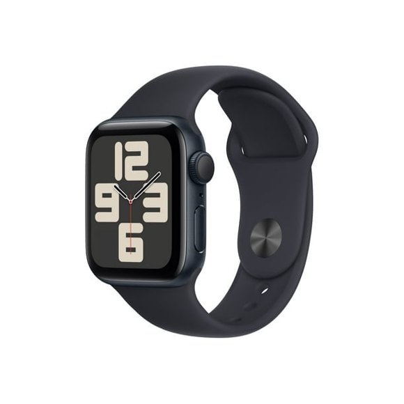 Apple Watch SE (2e Gén.) 40 mm Boîtier en Aluminium Minuit avec Bracelet Sport Minuit (M/G) - Boîte Ouverte
