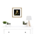 thumbnail image 2 of Van Ravesteyn Portrait Johan Ernst Count Nassau 8X8 Inch Square Wooden Framed Wall Art Print Picture with Mount, 2 of 4