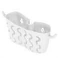 thumbnail image 2 of Uso doméstico, ventosa para cocina, paño de cocina, soporte para esponja colgante, estante de almacenamiento con Clip (blanco), 2 of 8