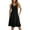 Black, variant on Women Sleeveless Knee Length Retro A Line Flared Swing Formal Prom Party Dress Casual Dresses Pockets Summer Fashion Maxi Beach Dress Top Dress for Women Maxi Dresses with Pockets Summer Womens