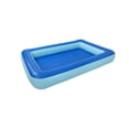 thumbnail image 1 of Almencla Piscine Gonflable Gonflable Réutilisable Facile à Nettoyer Rectangulaire pour Enfants pour Fête 210cm, 1 of 8