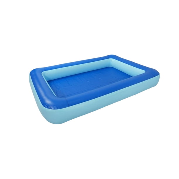 Piscina Inflable, Fácil de Limpiar, Reutilizable, Rectangular, Inflable Infantil 210 centímetros