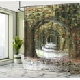 thumbnail image 5 of Ambesonne Antique Shower Curtain, Medieval Tunnel, 69"Wx75"L, Grey Red, 5 of 5
