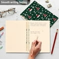 thumbnail image 4 of FORMRS 1-Subject Spiral Notebook 8" x 5" College Ruled 60 Refillable Sheet A5 Hard Cover, 2 Pack, Red Christmas Trees, 4 of 7