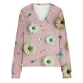 thumbnail image 5 of LOVZFMLL Cardigan pour Femmes Cardigan Décontracté à Boutons Veste Manteau de Mode Imprimée, 5 of 5