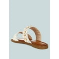 thumbnail image 3 of Shellfish Raffia Slip On Sandals, 3 of 11
