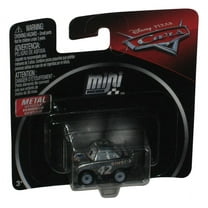 Disney Cars Movie Mini Racers (2017) Silver Dinoco Cal Weathers Die-Cast Metal Toy Car