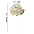 thumbnail image 3 of Taicans 17.7in Artificial Flower Hydrangea Stem,Real Touch Hydrangea Artificial Flowers,Large 54 Petals,Lifelike Silk Fake Hydrangea for Wedding Bouquet,Table Centerpiece,Bridal Shower,Vase, 3 of 6