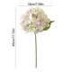 thumbnail image 3 of Tallo de flor de seda de hortensia artificial | Flor artificial de 54 pétalos para bodas y decoración del hogar | Manualidades y pintura al óleo | 18 x 45 cm, 3 of 6