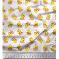 thumbnail image 1 of Soimoi Cotton Voile Fabric Cup,Plate & Chick Cartoon Decor Fabric Printed Yard 42 Inch Wide, 1 of 1
