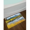 thumbnail image 2 of Nature Bath Mat, Pastoral Countryside Scenery by the Lake with Reflections Alpine Meadow Picture, Non-Slip Plush Mat Bathroom Kitchen Laundry Room Decor, 29.5 X 17.5 Inches, Multicolor, Ambesonne, 2 of 2