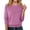 Light Violet, variant on ManxiVoo Classic Crewneck Sweater For Women Soft Lightweight Pullover Long Sleeve Loose Fit Breathable Lounge Casual Wear XXL Size Beige