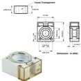 thumbnail image 2 of GLOSO (150A) HABF Battery Fuse for Multiple Batteries Ignition Boat Truck RV Construction vehicles Terminal Fuse Block kit Fuse replacement Max Voltage 58V, 2 of 3