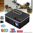 thumbnail image 2 of Mini Projector Portable Projector Home Projector Mini Projector Portable HD 1080P LED Home Theater Multimedia Video Projector For Tablet Game Player Smartphone, 2 of 6