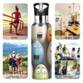 thumbnail image 5 of Easter Eggs Face Sports Water Bottle with Straw Lid Insulated Stainless Steel Leak Proof BPA Free Thermal Mug with Handle for Gym Yoga Cycling Camping, 5 of 8