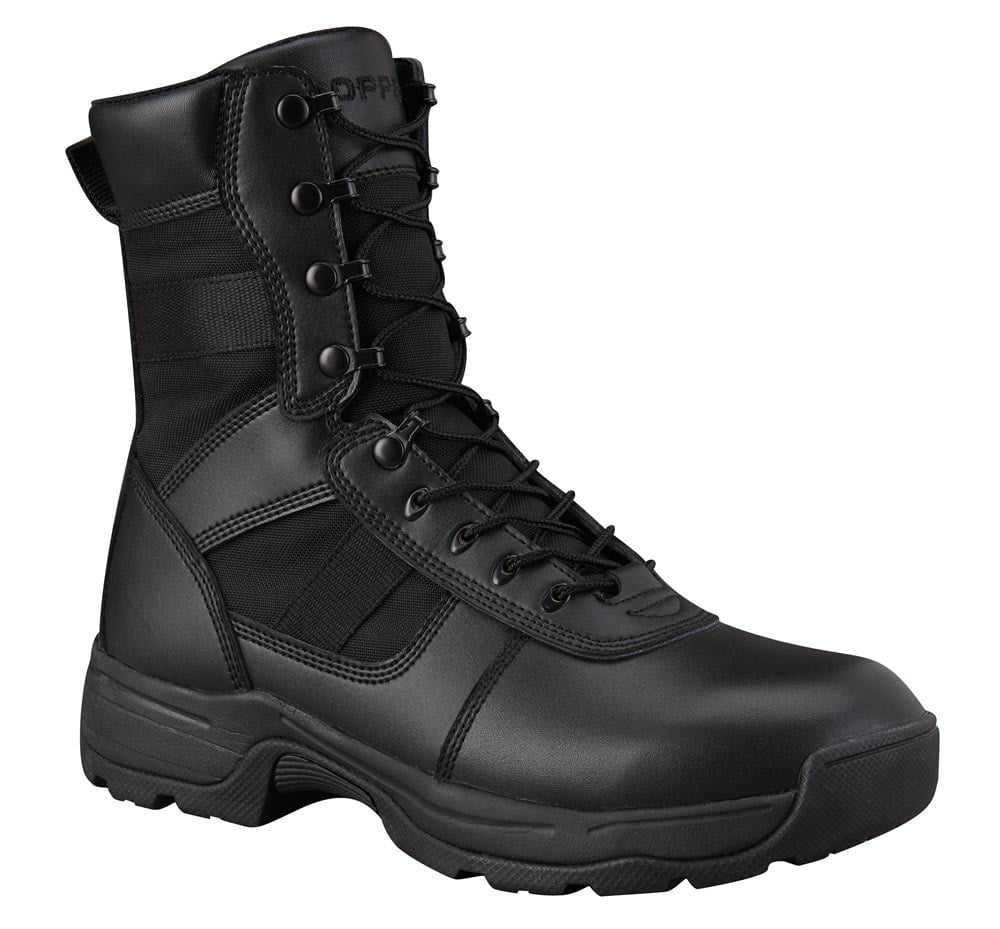 Corcoran Mens 6 Non-Metallic Tactical Boots with Side Zipper Black 7.5 Medium CV5002