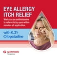thumbnail image 3 of Glenmark Therapeutics Once Daily Olopatadine Eye Drops for Allergies, Redness Relief, Antihistamine, Allergy Relief from Pet Dander, Pollen, Grass, Ragweed, Olopatadine HCl 0.2%, 2.5ml (Twin-Pack), 3 of 7