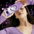 thumbnail image 4 of Casetego for Google Pixel 9 Pro XL Case,Compatible with MagSafe,Clear Magnetic Glitter Gradient Sparkle Luxury Plated Soft TPU Bumper Full Camera Lens Protector,Purple, 4 of 7