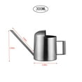 thumbnail image 3 of OAVQHLG3B Stainless Steel Watering Can - Metal Watering Can With Long Spout To Prevent Spillage, Perfect Plant Watering Can For Outdoor And Indoor Plants, 3 of 9
