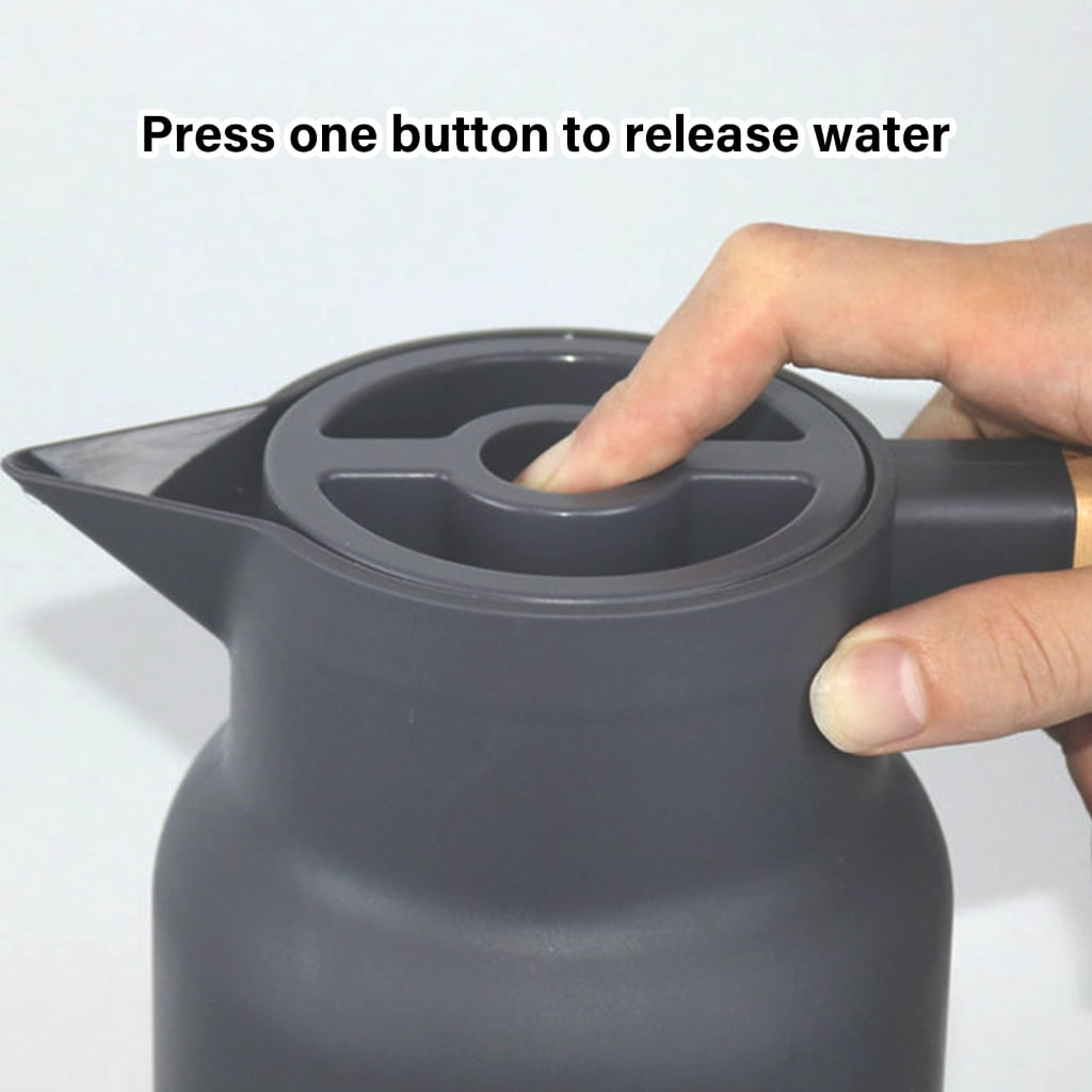 Insulated Water Bottle Heat Resistant Silver Coated Interior 1 Liter Capacity