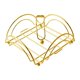 thumbnail image 1 of Soporte de almacenamiento de tejido de mesa Dispensador de servilletas vertical cuadrado elegante soporte de servilleta rústica de hierro rústico para Oro, 1 of 8